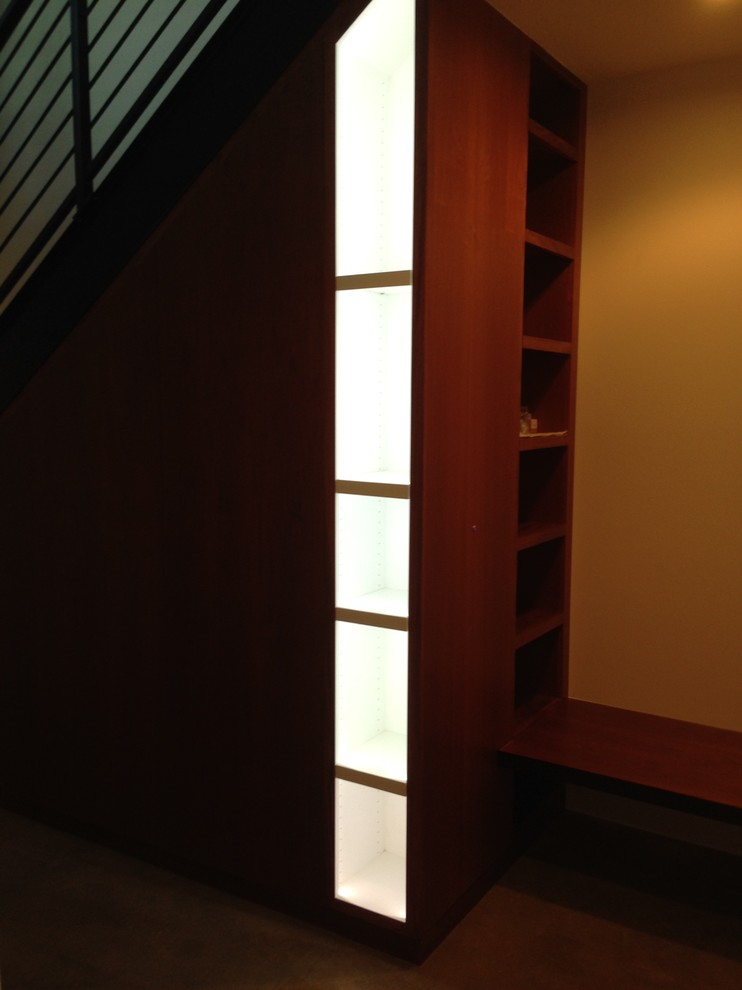 Inspiration for a modern home design remodel in Seattle