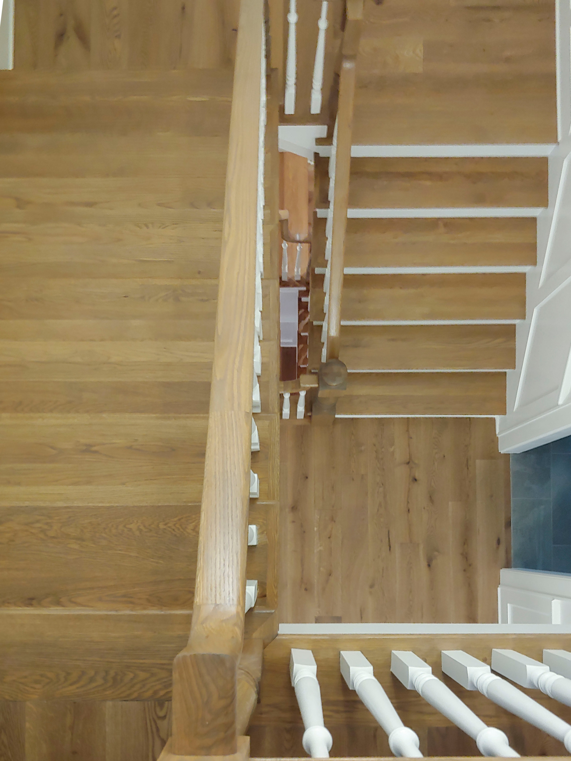103_Classic Staircase with Stunning Handcrafted Oak Railing System, Aldie VA 201