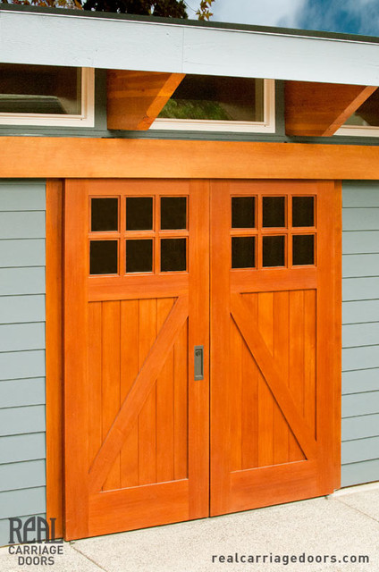 Biparting Sliding Doors - Contemporary - Shed - Seattle 