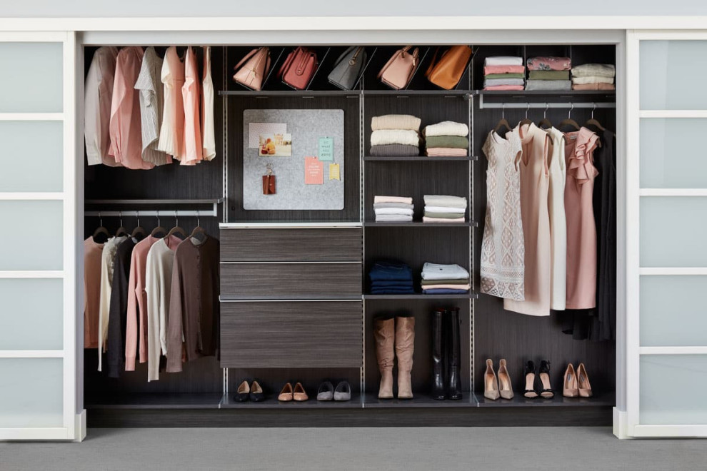 This is an example of a contemporary built-in wardrobe.