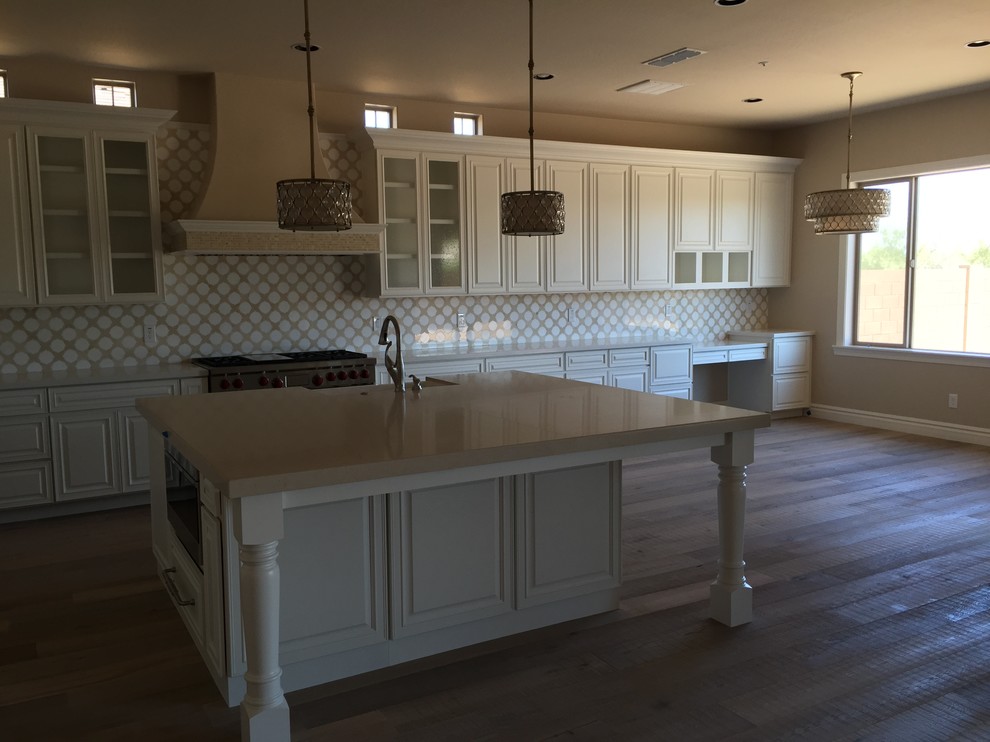 Inspiration for a transitional home design remodel in Phoenix