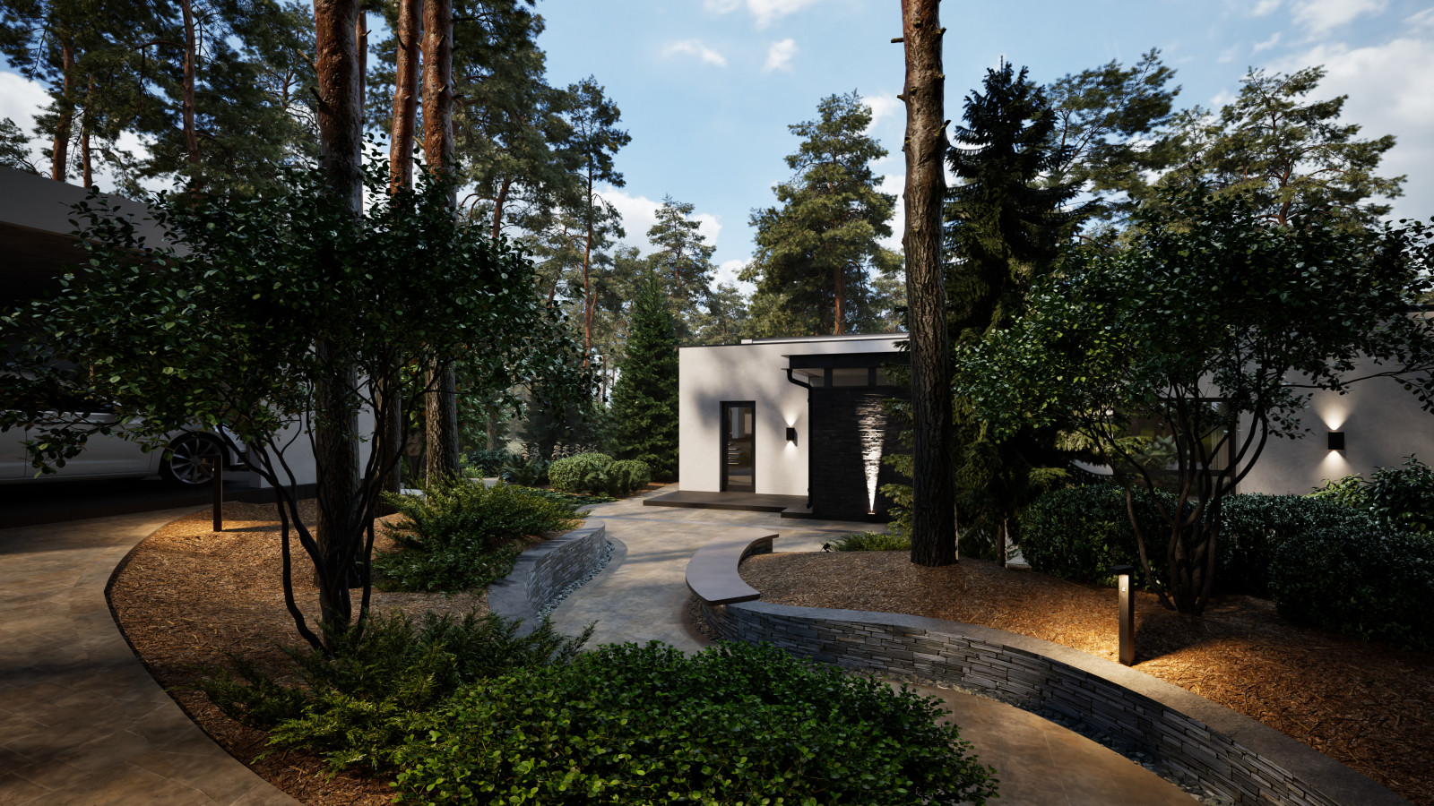 Лесной сад в поселке Урман