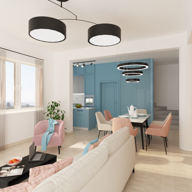 Дизайн-проект 3-ех этажного дома на Кипре