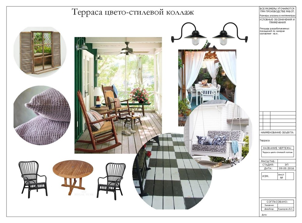 Проект веранды крытой (15м2), Подмосковье