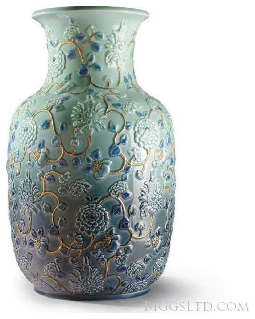 Lladro Peonies Vase 01009211 Contemporary Vases by Biggs Ltd. Houzz