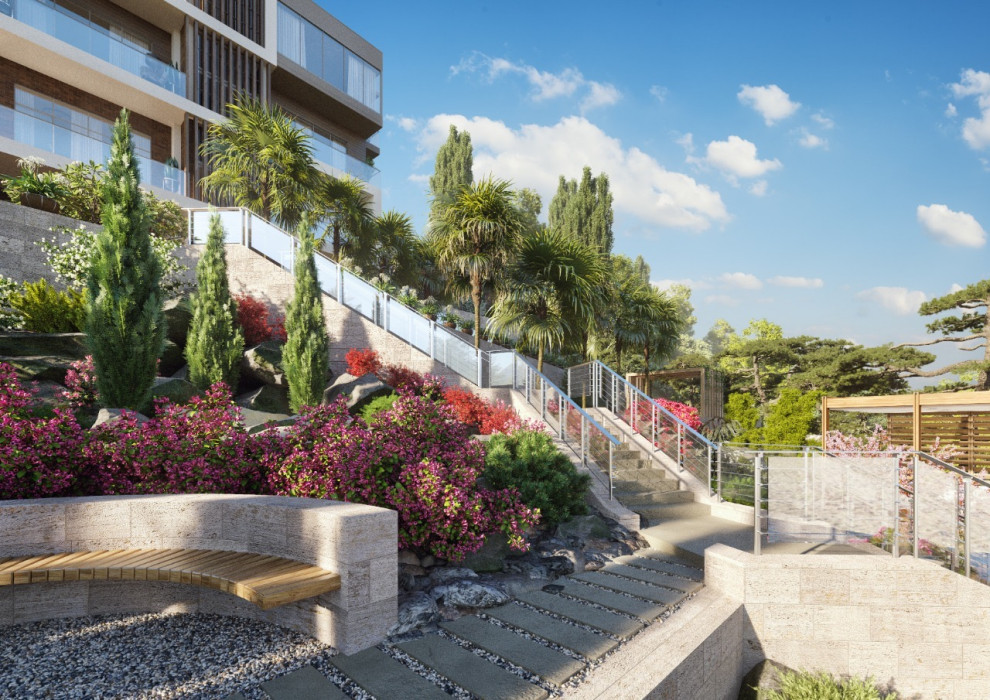 Ландшафтный проект 20 соток в поселке "Княжье озеро"