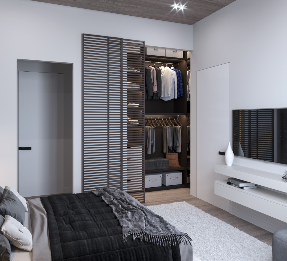 Минимализм с яркими акцентами.