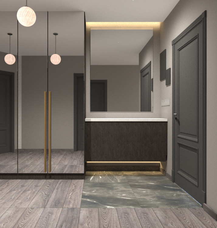 Квартира в Современной стиле . ЖК Самоцветы