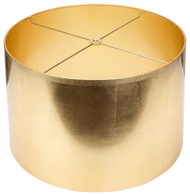 Couture Lamps Modern Glam 16x17x11 Round Tapered Gold Foil Shade Couture Lamps Modern Glam 16x17x11 Round Tapered Gold Foil Shade