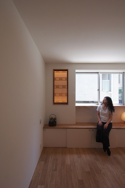関町北の家 skandinavisch-schlafzimmer