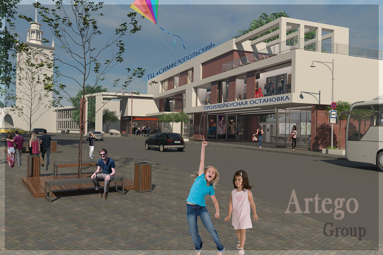 Проект торгового центра в Симферополе