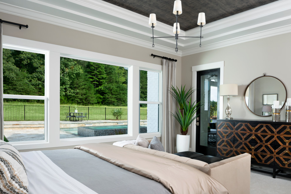 Model Home Belleterre, Huntersville Transitional Bedroom