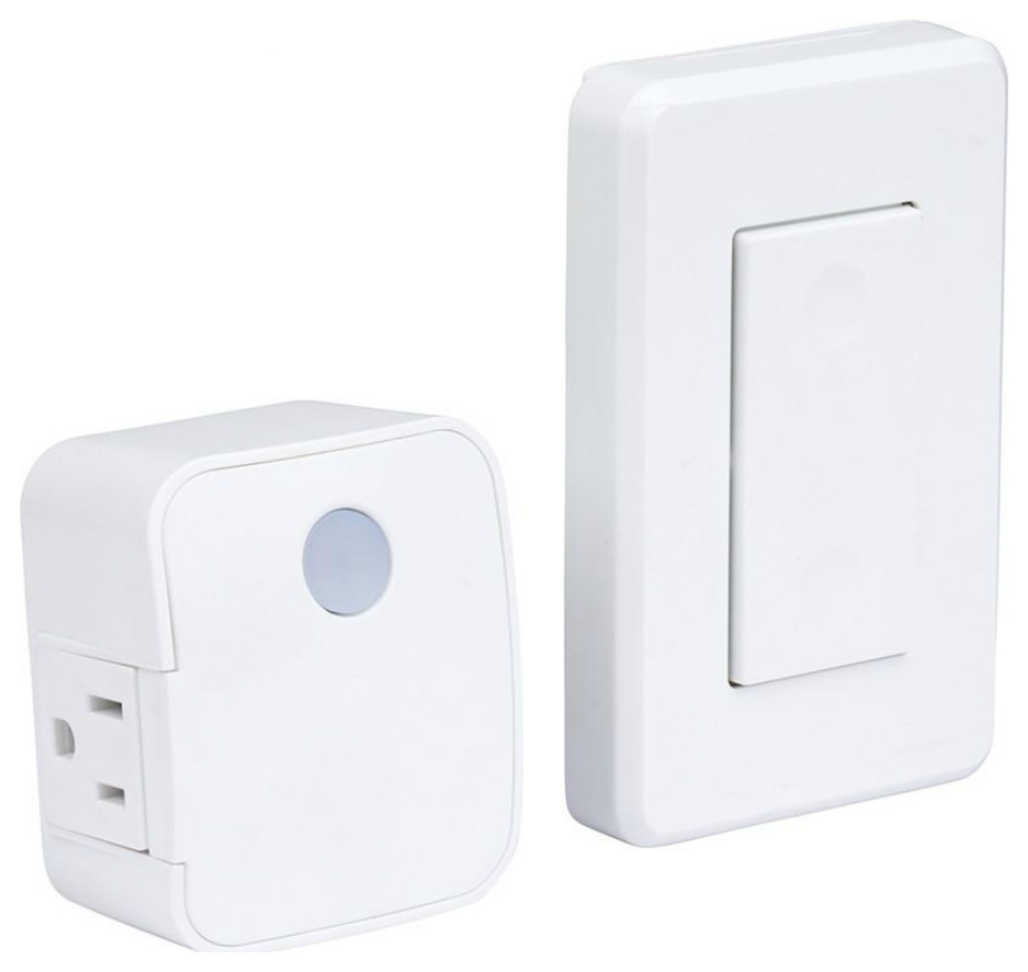 AmerTac RFK1600LC Indoor Wireless Wall Mountable Switch, 1 Grounded