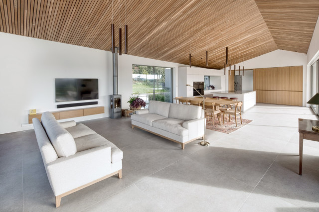 Ferry House contemporary-vardagsrum