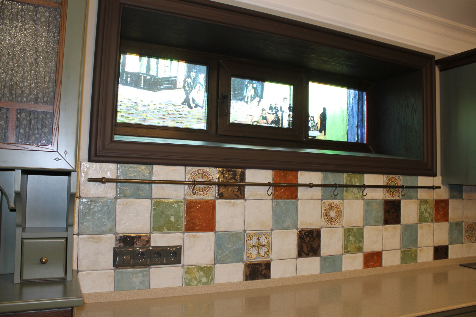 Кухня-столовая. Заородный дом.