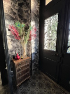 Rénovation décoration d'une maison de maître, entrée, cage d'escalier, cuisine