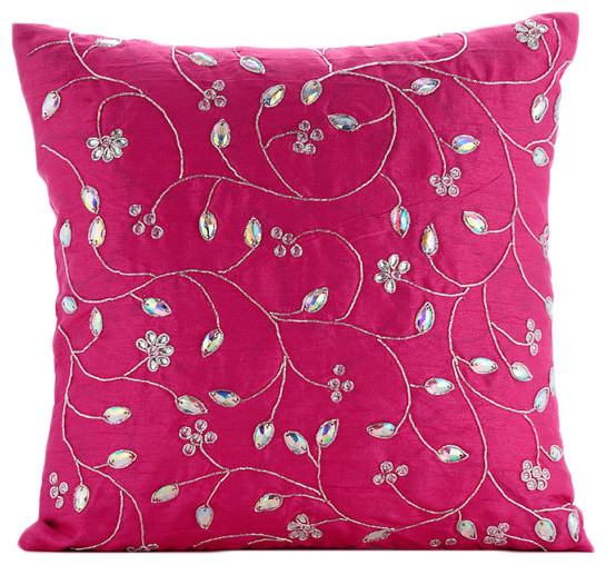fuchsia pink pillow cases