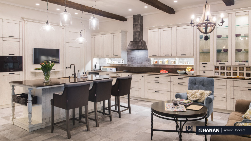 Интерьер с моделью кухни Nice