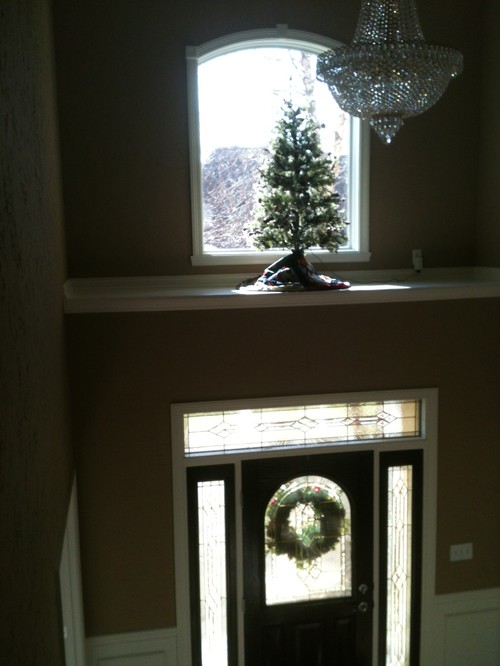 Need ideas for ledge above my front door