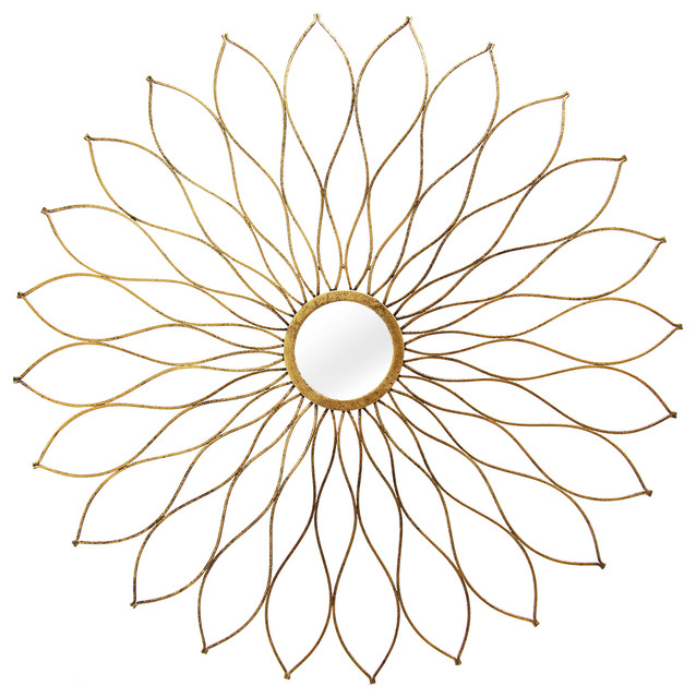 Stratton Flower Mirror Wall Decor Contemporary Wall Mirrors by Stratton Home Decor