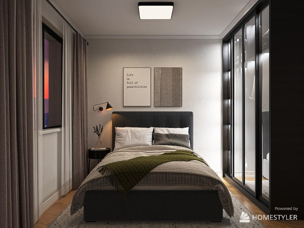 Двухкомнатная квартира,  35 кв.м.