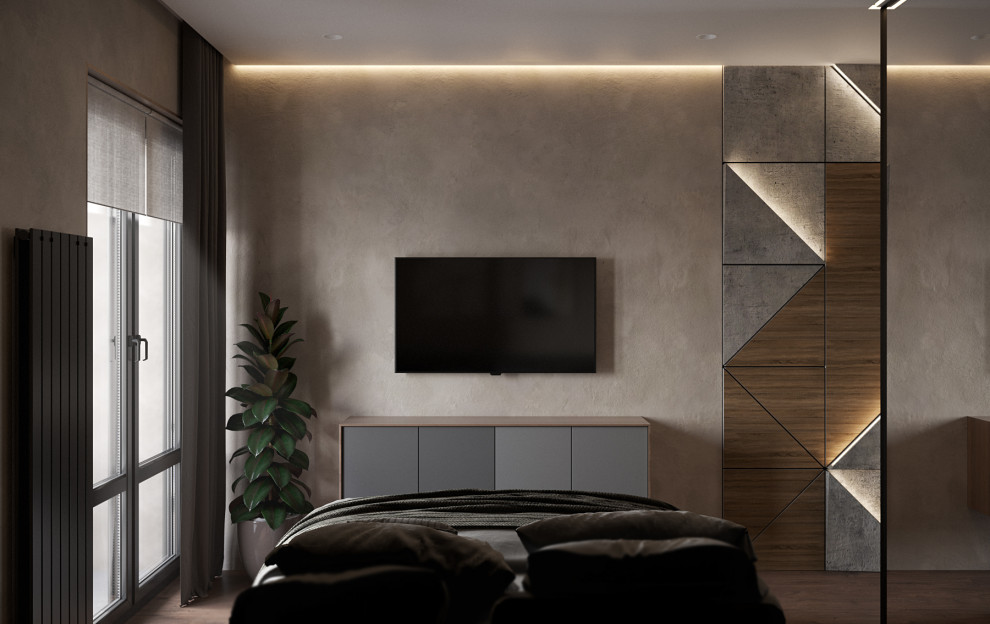 Дизайн интерьера трехкомнатной квартиры "Квартира ЖК Сердце, 98 кв.м"