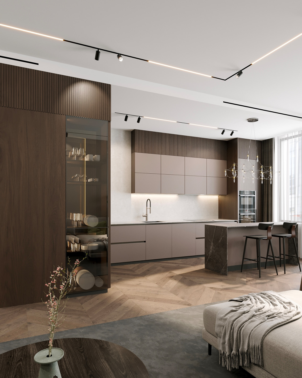 ЖК Михайловский Гостиная