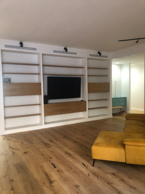 160 mq completamente ristrutturati contemporary-family-room