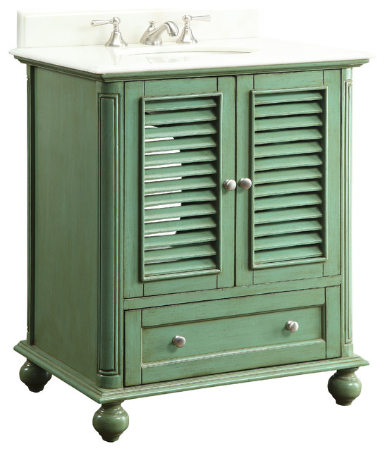 Houzz Tennant Brand Keysville Cottage Style Vanity Green Keysville Cottage Style Vanity Green 30 Farmhouse Bathroom Vanities