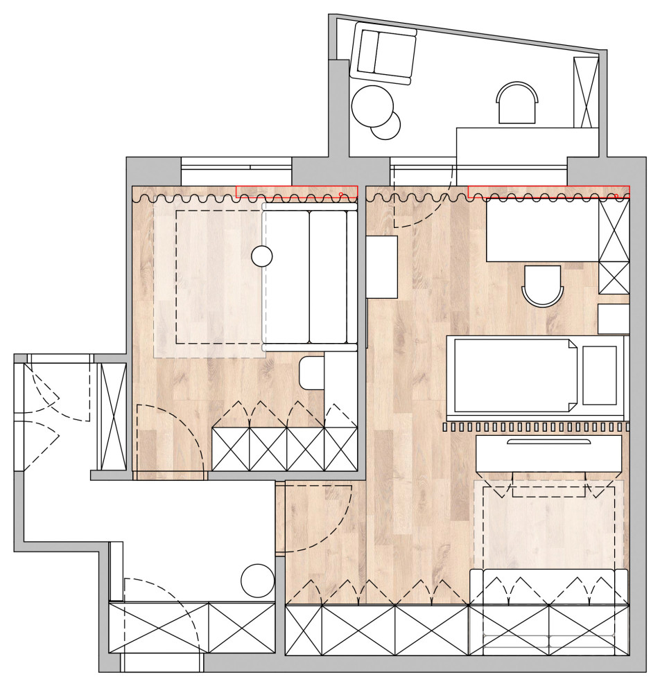 План расстановки мебели