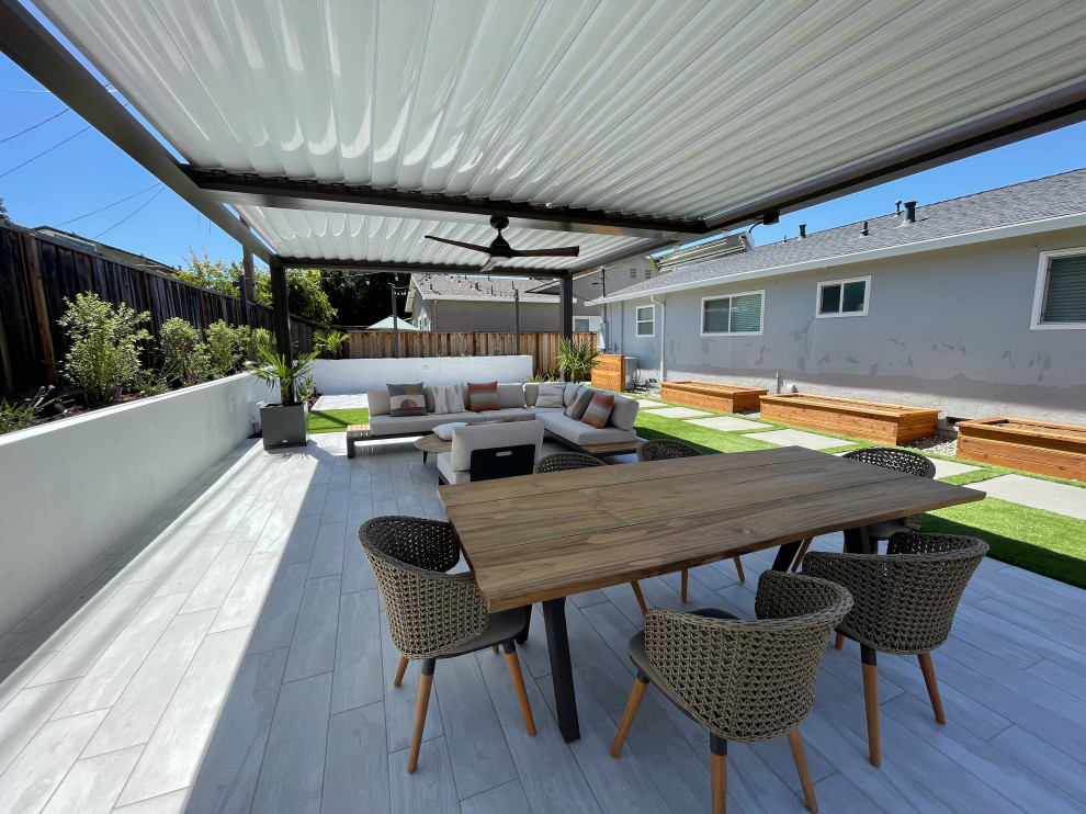 Modern contemporary install