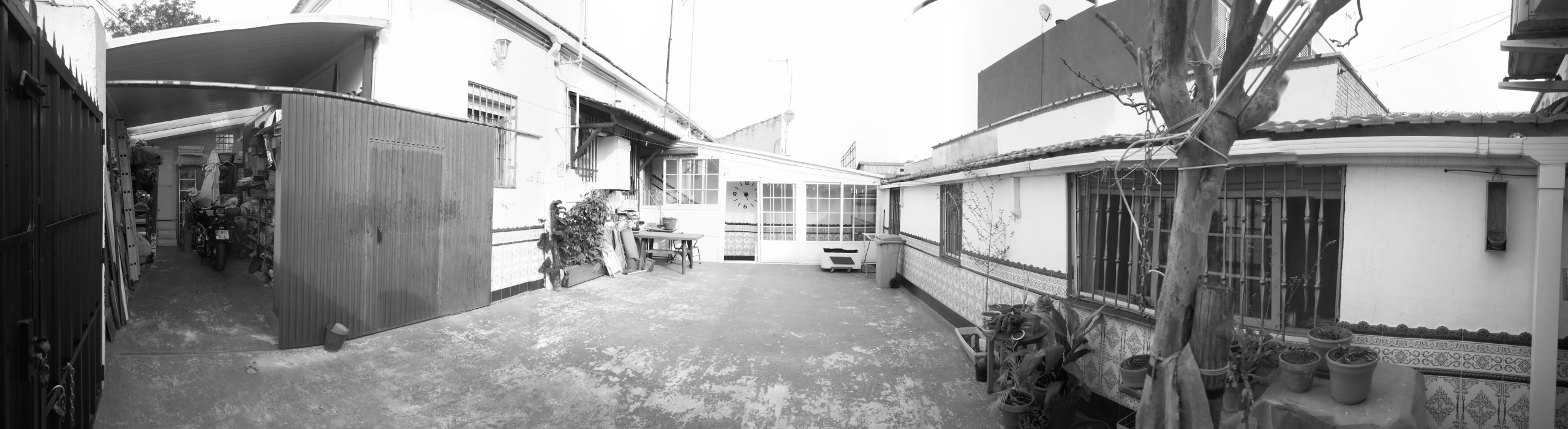 El Patio Antes.