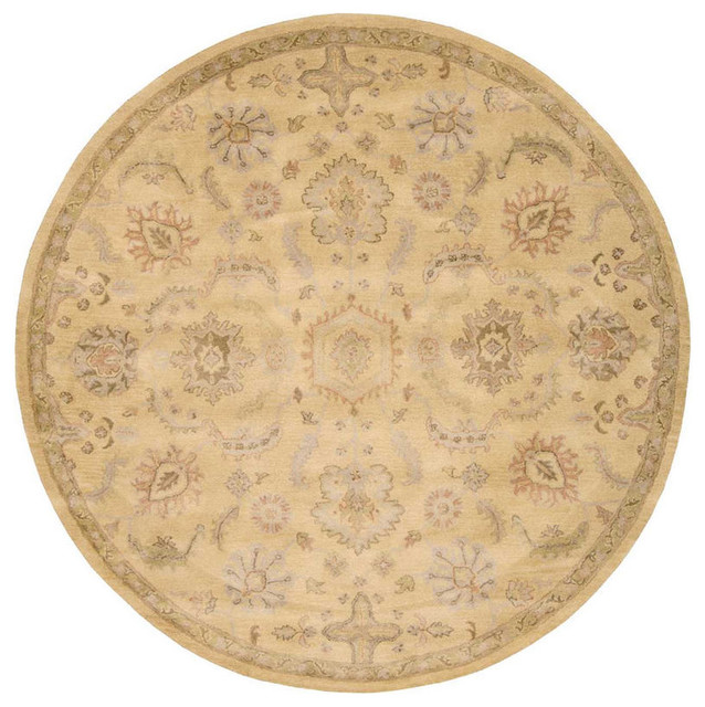 Nourison Jaipur Light Gold Area Rug Traditional Area Rugs by