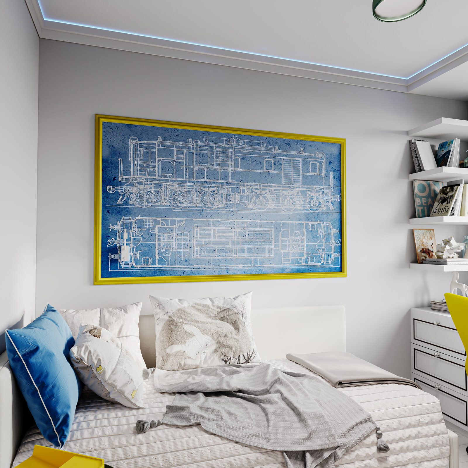 Дизайн интерьера 4-х комнатной квартиры