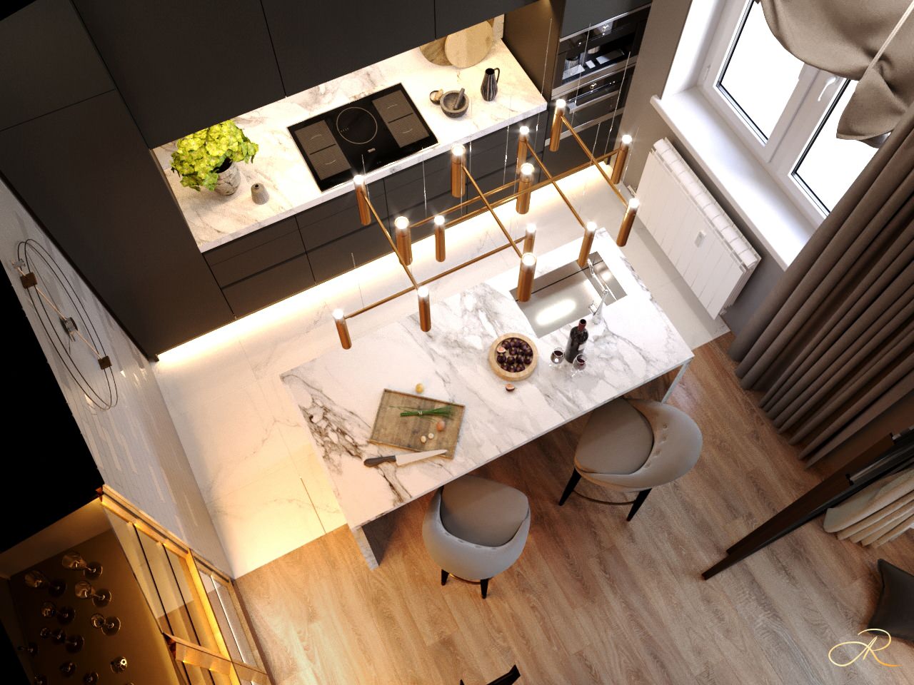 Дизайн проект "Для "сердцеедки" (проект для "холостячки")