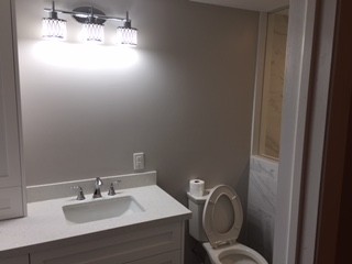 Complete New plumbing and fixtures bathroom change (Before & After)