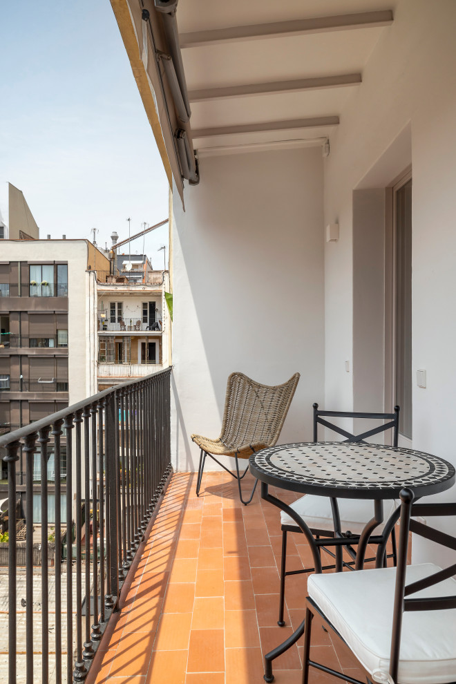 Balcony - mediterranean balcony idea in Other