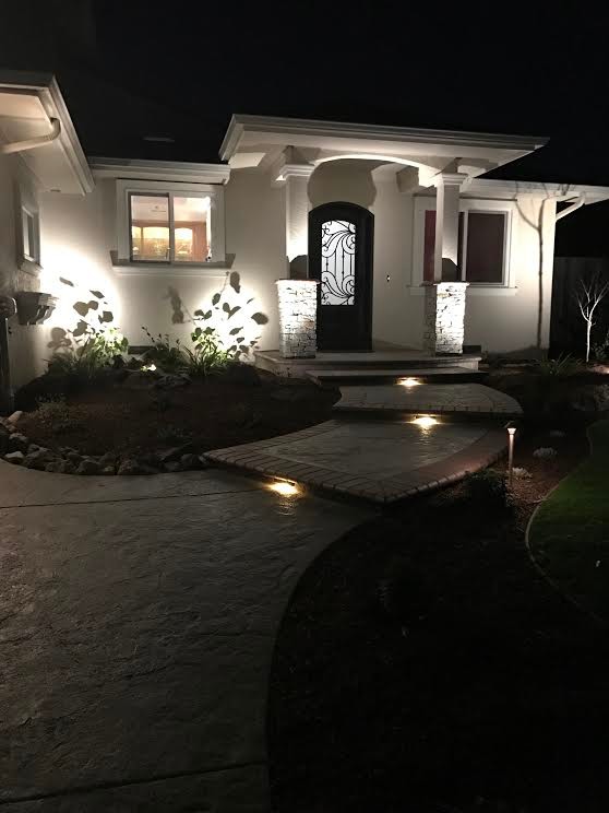 Front Yard Landscaping- Outdoor Lighting
