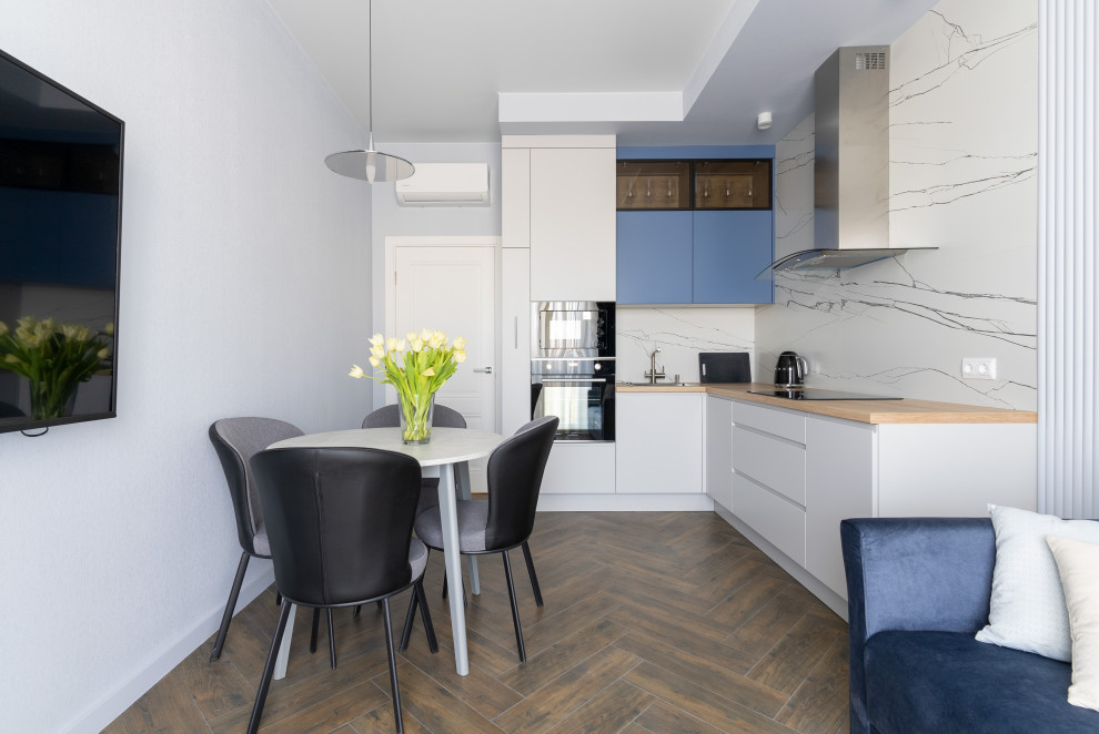 Нескучный ремонт в морской тематике. ЖК Балтийский Дракон