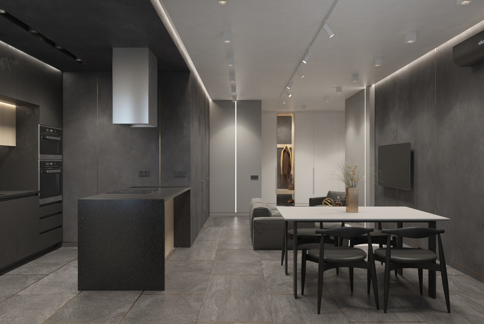 Дизайн проект 3-комнатной квартиры в современной стилистике