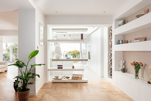 Casa C+V contemporary-vardagsrum