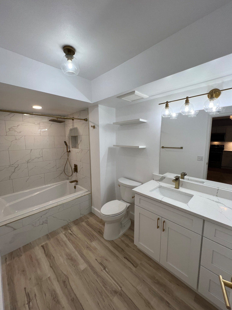 Idée de décoration pour une salle de bain vintage.