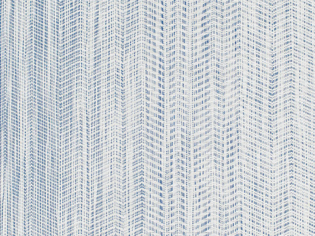 Wave Floor Mat, Blue, 72"x106"