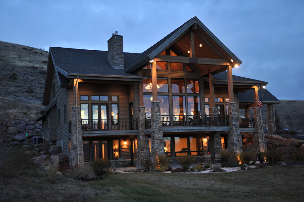Design ideas for a country exterior in Salt Lake City.