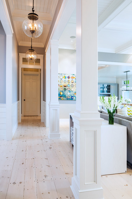 Martha's Vineyard Residence coastal-hallway-and-landing