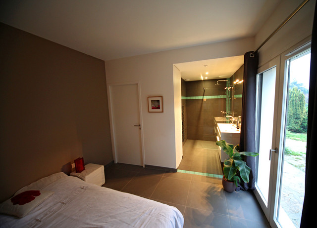Suite parentale modern-schlafzimmer