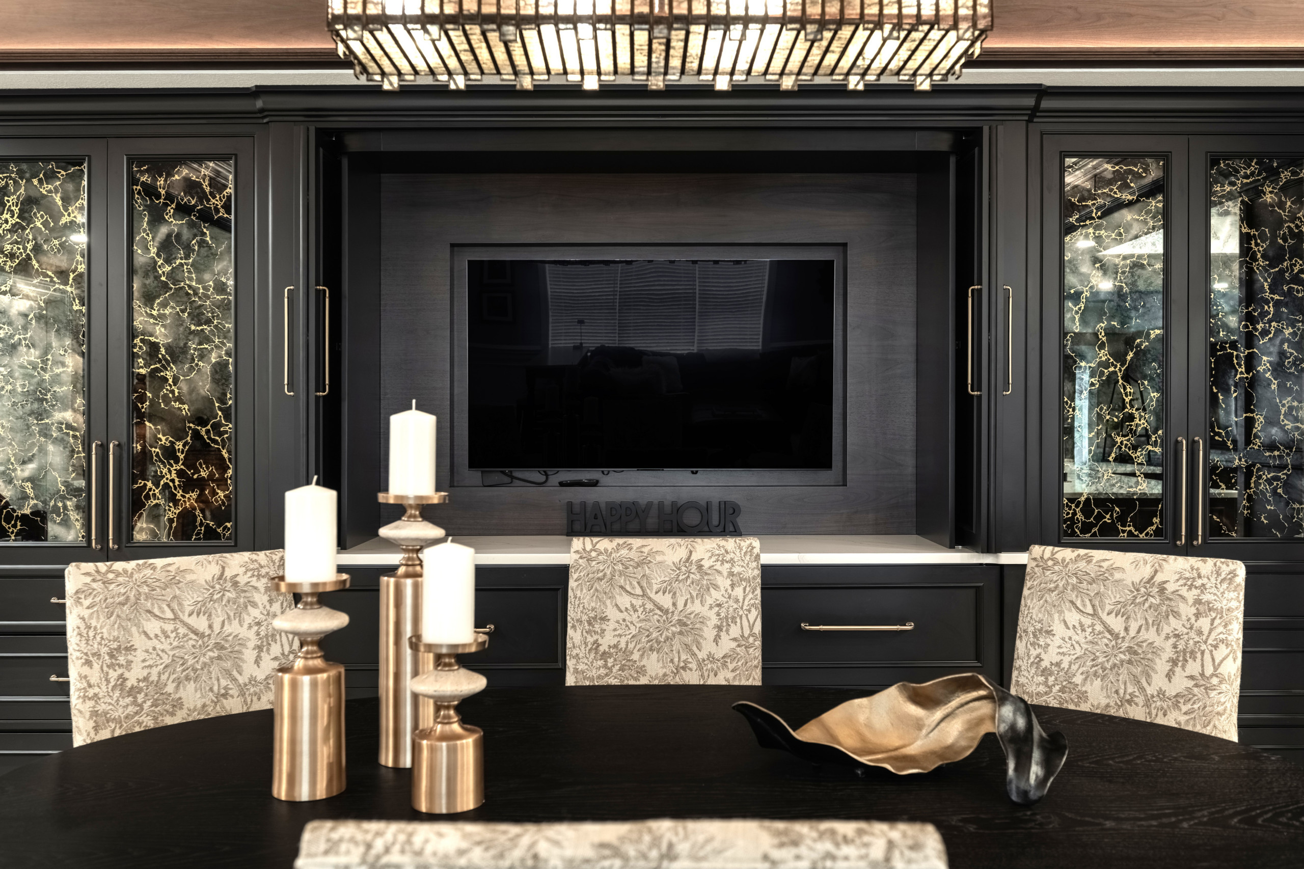 A Luxe and Timeless Lower-Level for Entertaining