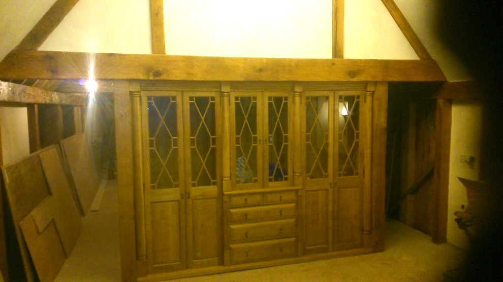 fitted oak wardrobe