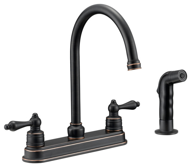 Designers Impressions 658847 Oil Rubbed Bronze Kitchen Faucet With Designers Impressions 658847 Oil Rubbed Bronze Kitchen Faucet With Sprayer