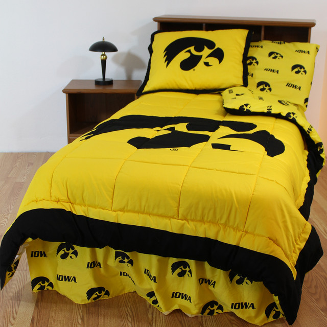 Iowa Hawkeyes Bed In A Bag Twin With Team Colored Sheets Iowa Hawkeyes Bed In A Bag Twin With Team Colored Sheets